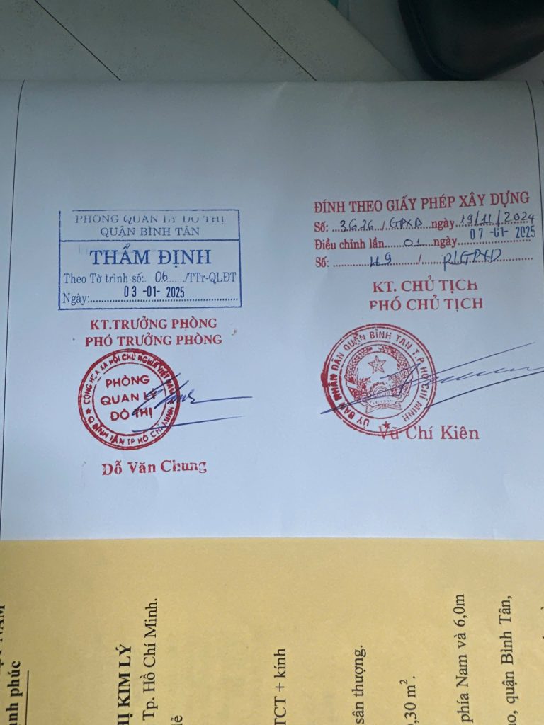 Tại sao cần xin phép xây dựng tại phường Phú Thọ Hòa?