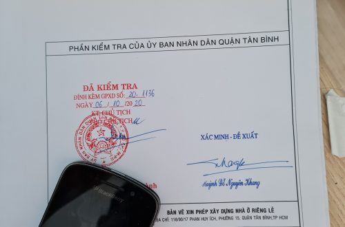 Xin phép xây dựng phường Tân Sơn Nhì