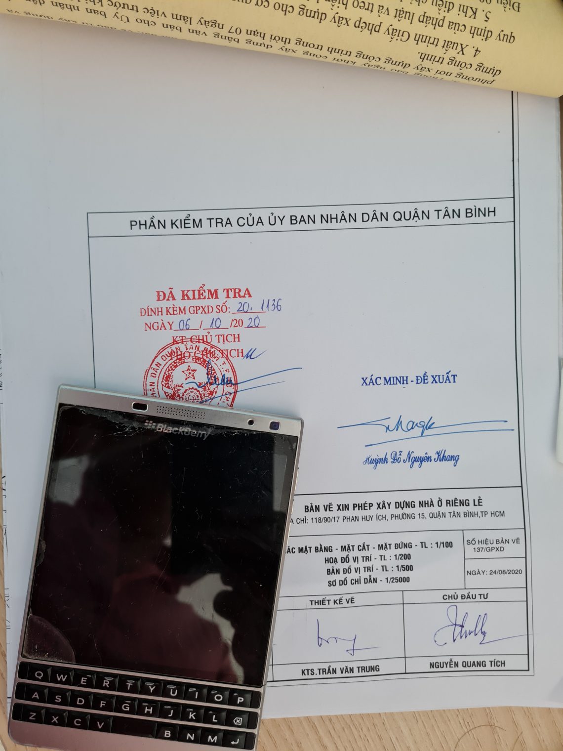 Xin phép xây dựng phường Tây Thạnh